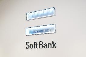 Softbank signage and logo